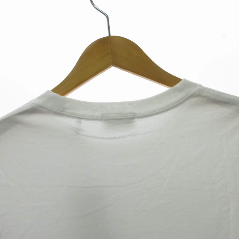 未使用品 キスニューヨークシティ KITH NYC タグ付き 21年製 SIGNATURE LS TEE Tシャツ カットソー 長袖 白 ホワイト Lサイズ 0430 メンズ_画像5