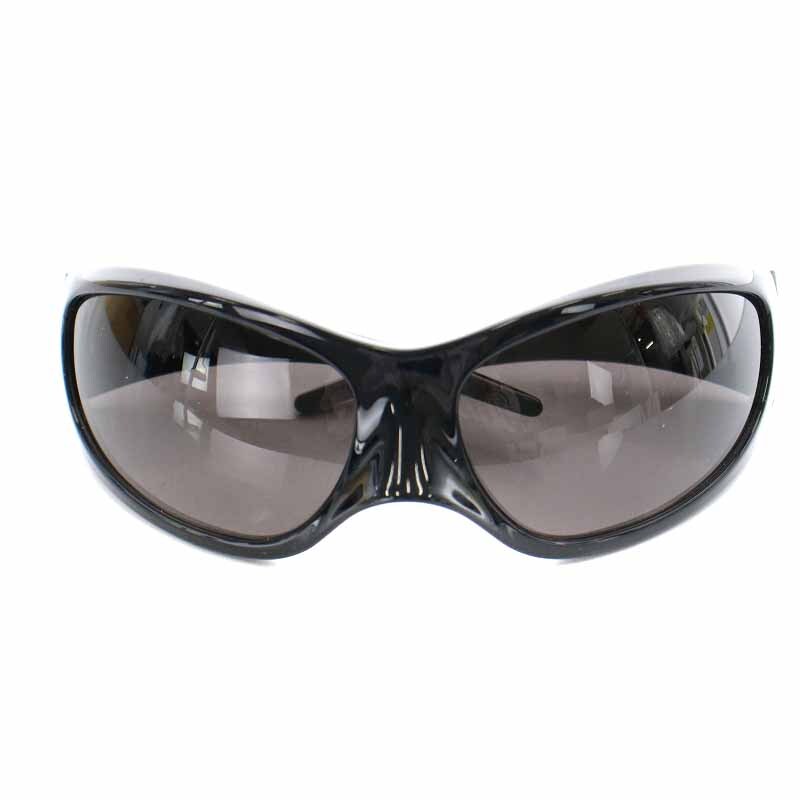 バレンシアガ BALENCIAGA 23SS サングラス 眼鏡 プラスチック 80□18 110 黒 ブラック BB0252S-001 /YI42 ■OH レディース_画像1