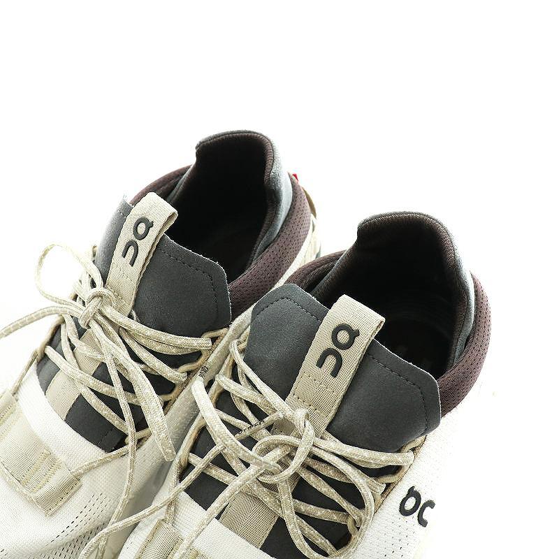  on On Cloudnova спортивные туфли обувь US6.5 23.5cm серый белый белый /AN1 *D женский 