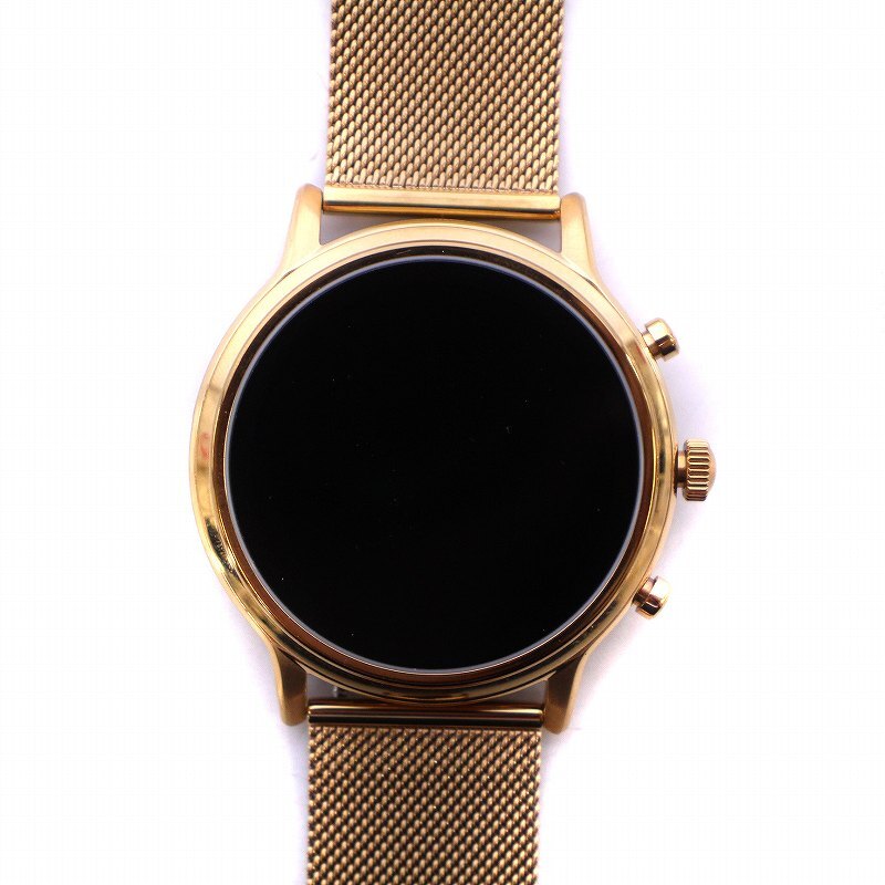 フォッシル FOSSIL ジェネレーション5 スマートウォッチ 腕時計 ウォッチ デジタル ジャンク品 ゴールドカラー DW10F1_画像1
