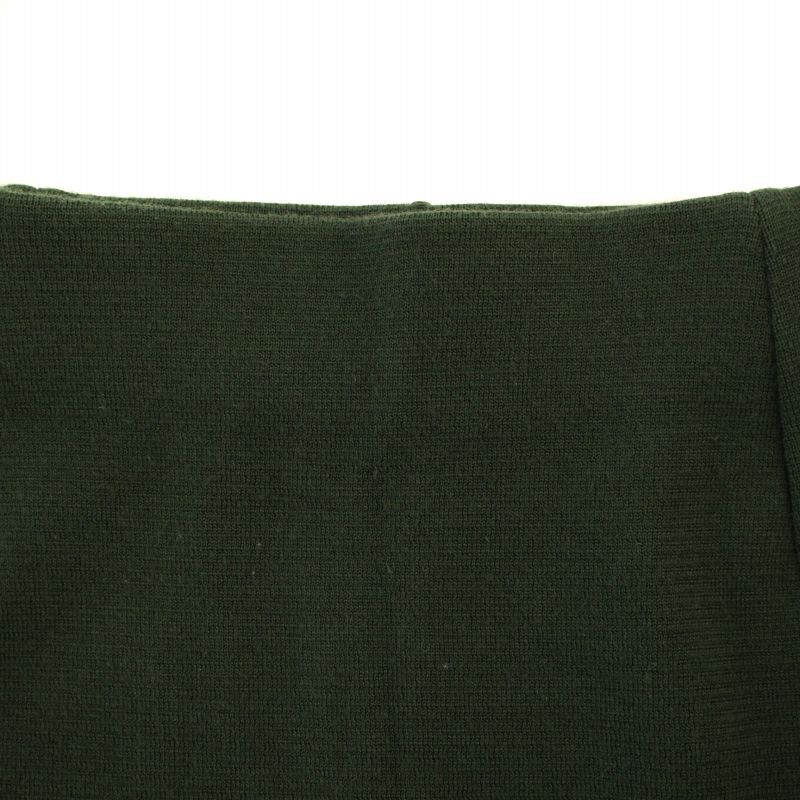  Beams BEAMS AK+1 передний разрез узкая юбка легкий mi утечка длинный талия резина шерсть 36 S зеленый зеленый 68-27-0673-231