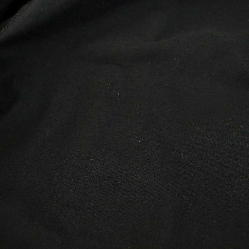  Dress Terior DRESSTERIORba Rune sleeve Boyle blouse 7 minute sleeve V neck 38 M black black /KQ lady's 