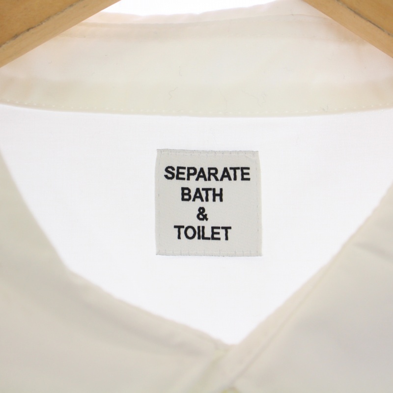 セパレートバス&トイレット separate bath&toilet シャツ 長袖 XL 白 ホワイト SB223W021 /BM メンズ_画像3