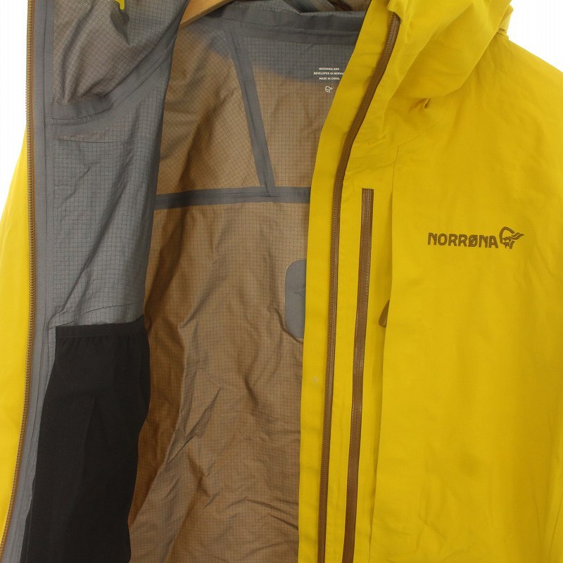 ノローナ ロフォテン NORRONA lofoten 23AW Gore-Tex Pro Jacket Sulphur ゴアテックス プロジャケット マウンテンパーカ M 黄 1002-20_画像3