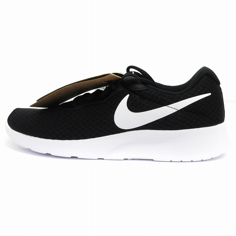 未使用品 ナイキ NIKE 黒タグ付き DJ6257-004 WMNS TANJUN BLACK WHITE タンジュン スニーカー ローカット ランニングシューズ ブラック 黒_画像1