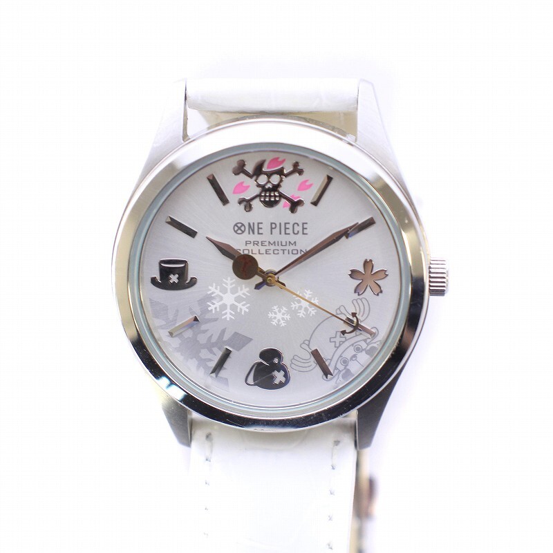  One-piece наручные часы часы аналог кварц 3 стрелки 2012 Tony Tony chopper Sakura. память 9999шт.@ ограничение 3587/9999 белый 