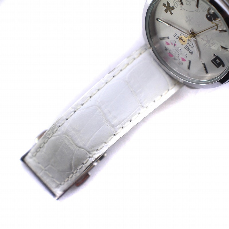  One-piece наручные часы часы аналог кварц 3 стрелки 2012 Tony Tony chopper Sakura. память 9999шт.@ ограничение 3587/9999 белый 