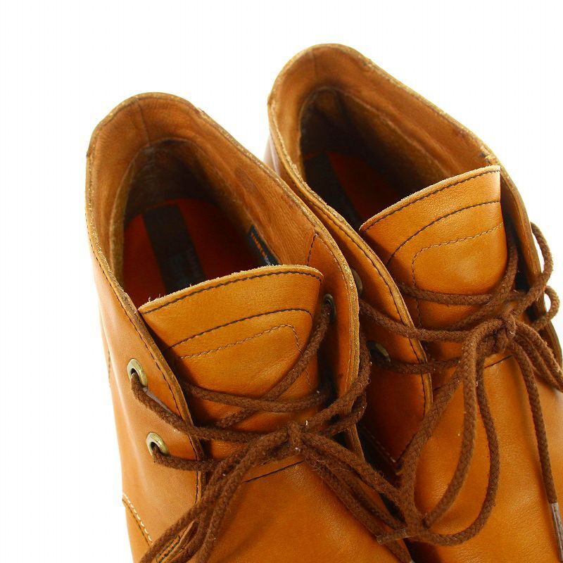 ティンバーランド Timberland チャッカブーツ ショートブーツ レザー 8W 26cm 茶 ブラウン /KU メンズ_画像7