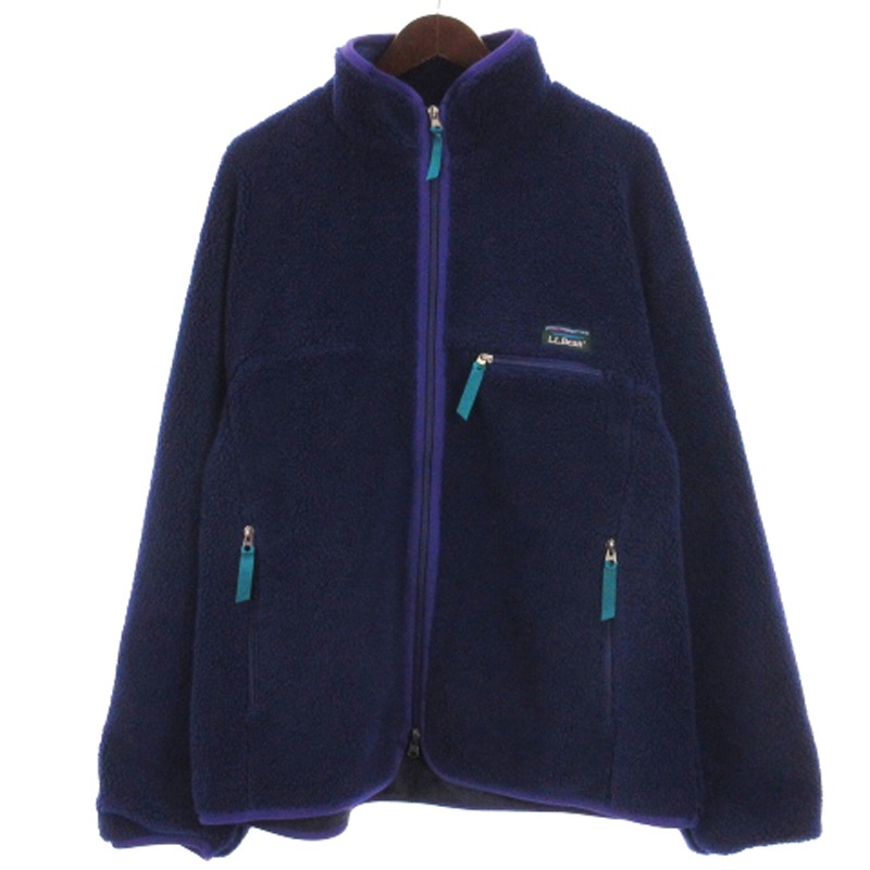 人気 L.L.BEAN エルエルビーン 未使用品 タグ付き パープル 3475-3040 ジャケット フリース ボア トップシャム Jacket Fleece Boa Topsham 23AW 男性用