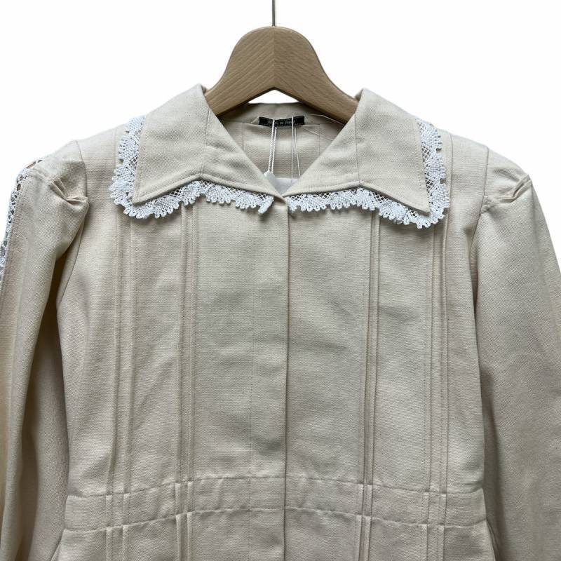 未使用品 メゾンマルジェラ Maison Margiela 22SS レース 白タグ ジャケット Jackets S031-MM FEMALE RTW MAIN 36 白 ホワイト S31BN0333_画像3