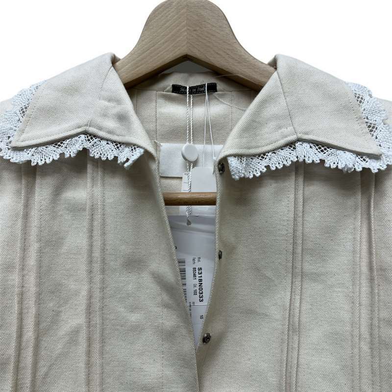 未使用品 メゾンマルジェラ Maison Margiela 22SS レース 白タグ ジャケット Jackets S031-MM FEMALE RTW MAIN 36 白 ホワイト S31BN0333_画像4