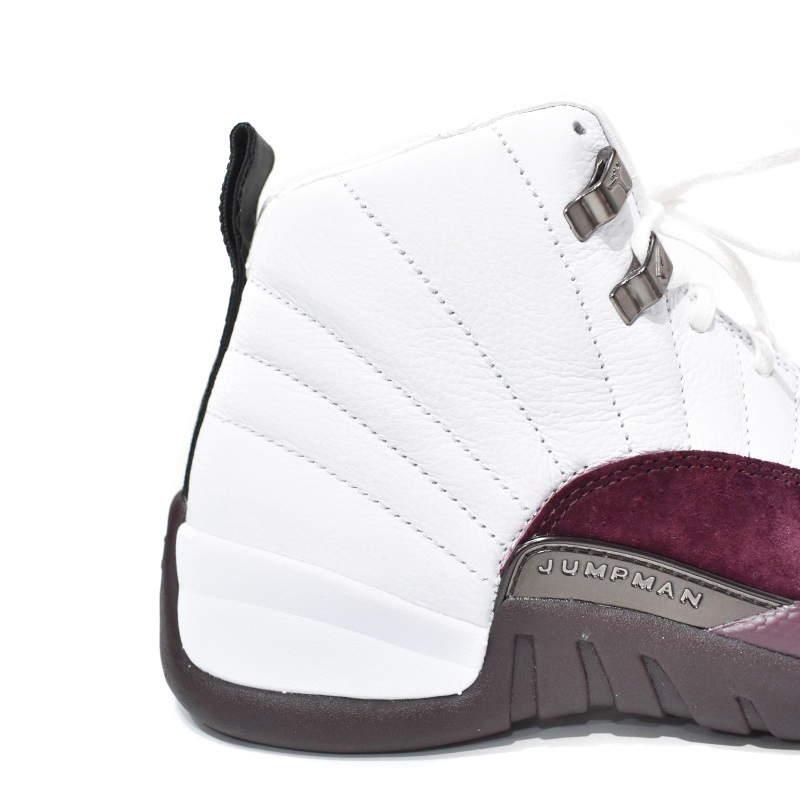 未使用品 NIKE A Ma Mani?re WMNS Air Jordan 12 White and Burgundy Crush エアジョーダン12 スニーカー DV6989-100_画像8