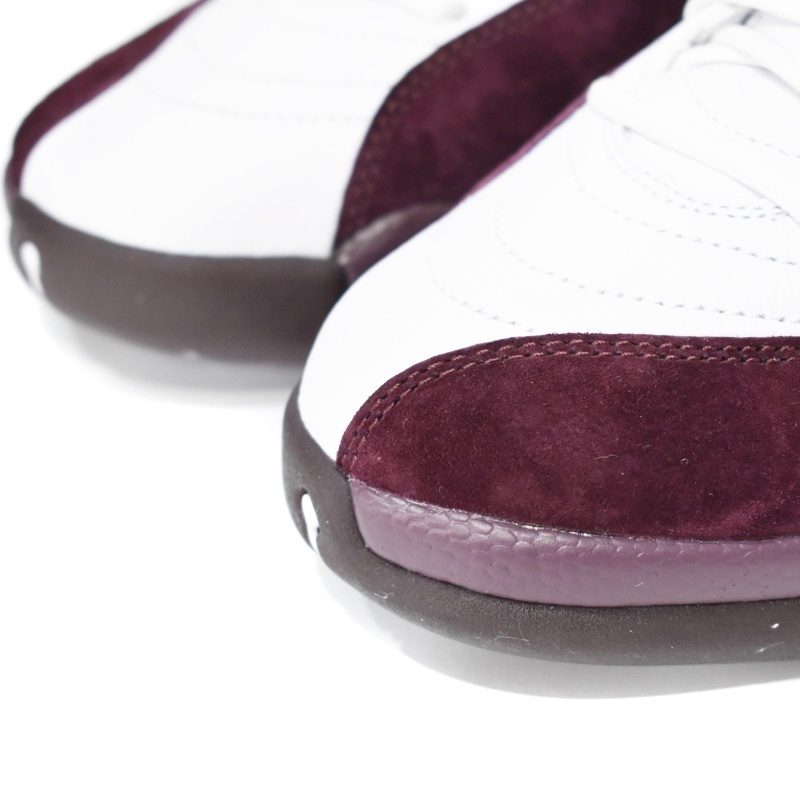 未使用品 NIKE A Ma Mani?re WMNS Air Jordan 12 White and Burgundy Crush エアジョーダン12 スニーカー DV6989-100_画像4