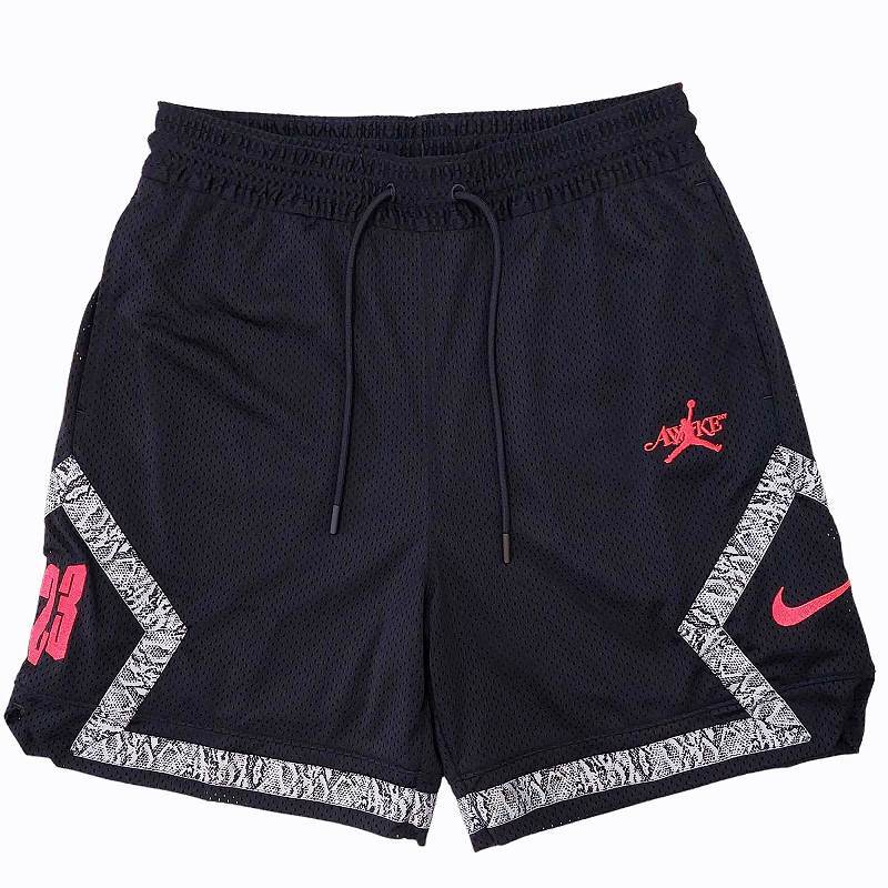 ナイキ NIKE × AWAKE NY JORDAN BRAND M J AWNY DIAMOND SHORT コラボ ジョーダン ショートパンツ ハーフパンツ ロゴ 刺繍 メッシュ FQ544_画像1