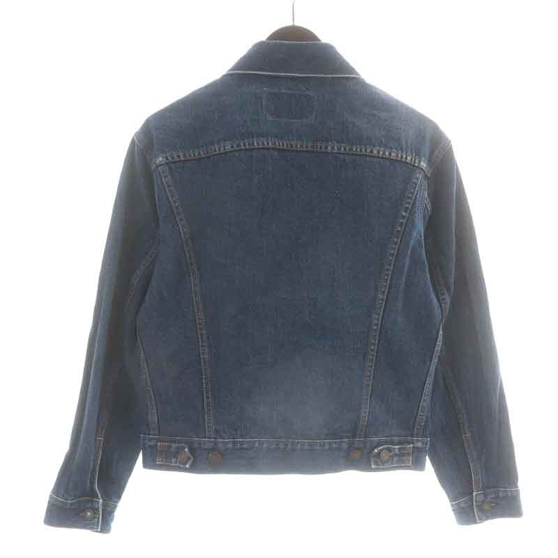 リーバイス Levi's 00s 復刻 Gジャン ジージャン デニムジャケット ステンカラー シングル USED加工 M 紺 ネイビー 70505-0301_画像2