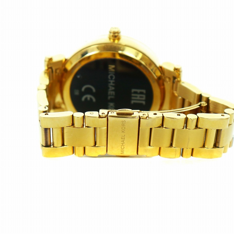 マイケルコース MICHAEL KORS SOFIE ソフィー スマートウォッチ 腕時計 デジタル ラインストーン ゴールドカラー /KU レディース_画像6
