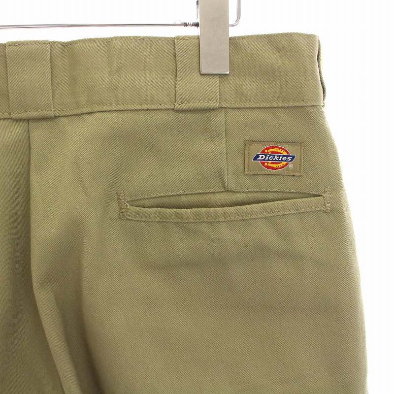 ディッキーズ Dickies 874 ワークパンツ スラックス W34 L32 薄緑 カーキ /YM メンズ_画像7