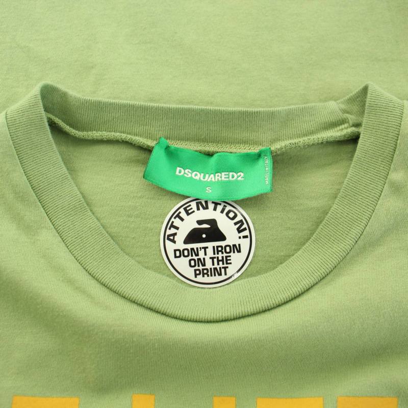 未使用品 ディースクエアード タグ付き ONE LIFE ORGANIC COTTON COOL T-SHIRT S78GD0048 Tシャツ カットソー 半袖 クルーネック ロゴ プリ_画像7