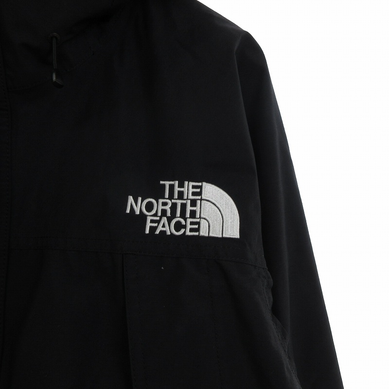 未使用品 ザノースフェイス THE NORTH FACE タグ付き 22年製 マウンテンライトジャケット パーカー ロゴ刺繍 NP62236 黒 L メンズ_画像4