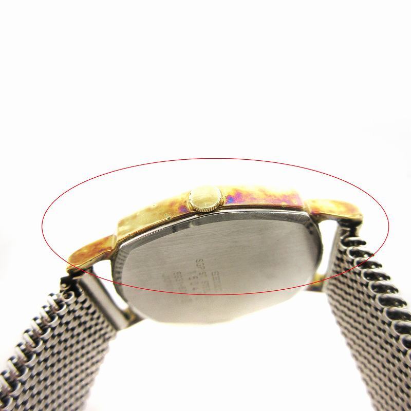 シャリオ 腕時計 アナログ クオーツ 3針 5931-5350 ゴールドカラー ウォッチ ■SM1 メンズ_画像5