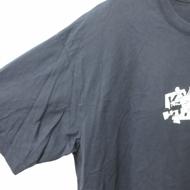 キスニューヨークシティ KITH NYC 美品 23SS TREATS Kaboom Tee Tシャツ カットソー プリント 半袖 ネイビー Lサイズ 23-071-066-0003-2-0_画像6