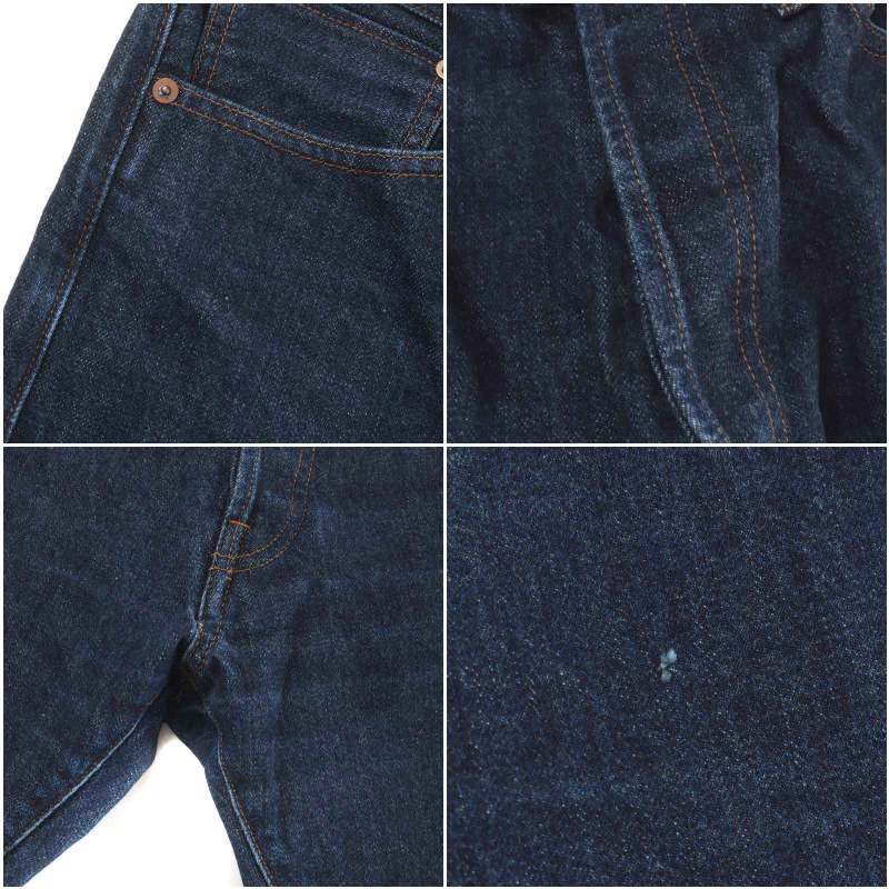 ブルックスブラザーズ BROOKS BROTHERS 23SS ワンウォッシュデニムファイブポケットパンツ ジーンズ ボタンフライ W34 XL 紺 100212108_画像9