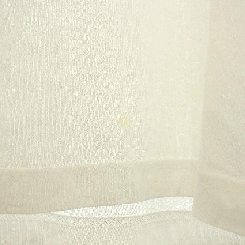 ラコステ LACOSTE VネックロングTシャツ 長袖 白 ホワイト 4 M TH0397 /KQ メンズ_画像7