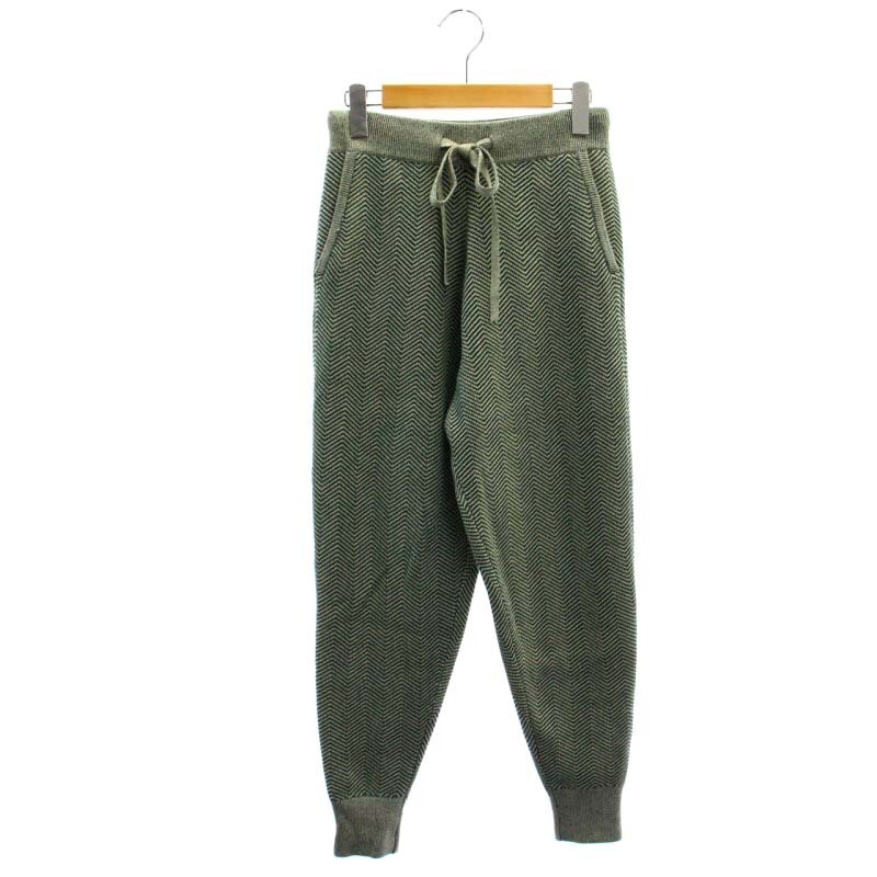  styling styling Jaguar do knitted pants herringbone wool .0 XS green green /SY #OS lady's 