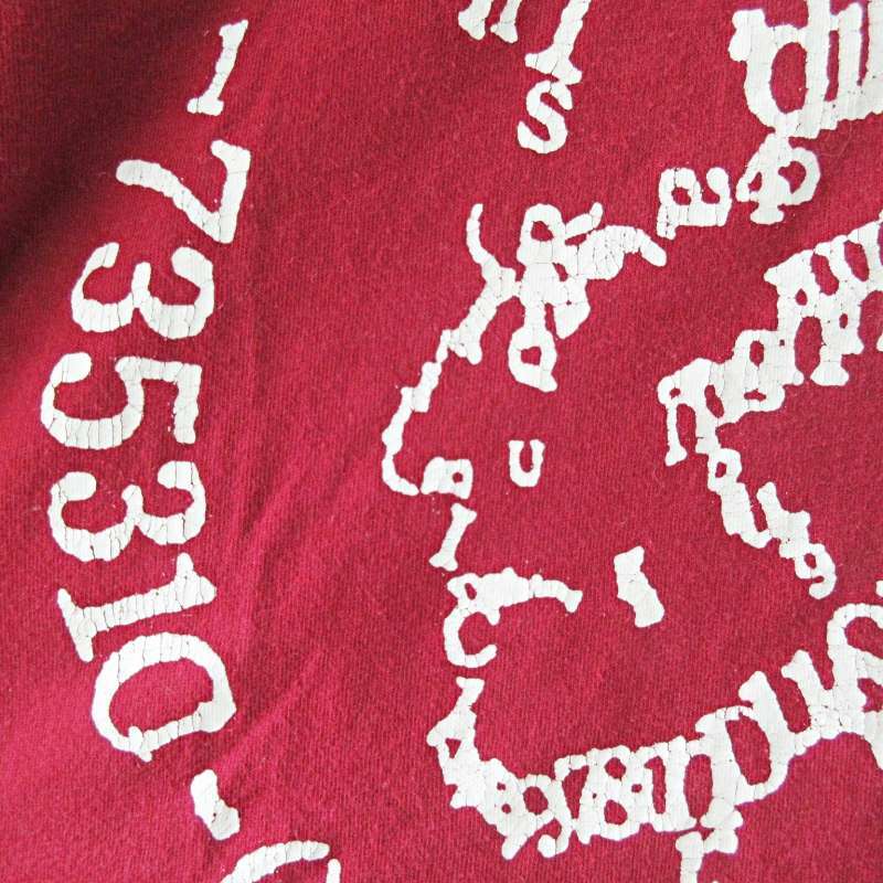 ディーゼル DIESEL Tシャツ カットソー ロンT 長袖 ロゴ プリント 赤 M 0509 メンズ_画像5