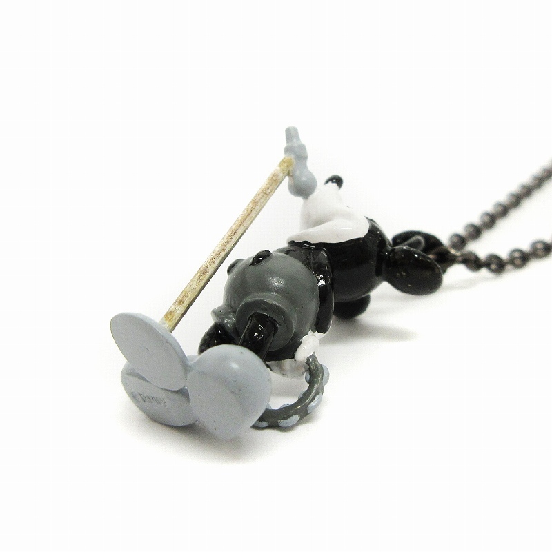  unused goods Jam Home Made Number Nine Mickey series necklace NJWD-NC001 gray black group accessory men's 