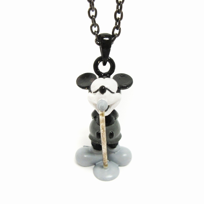  unused goods Jam Home Made Number Nine Mickey series necklace NJWD-NC001 gray black group accessory men's 