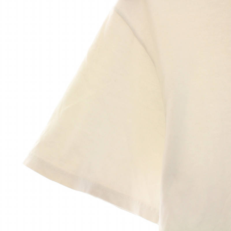 ステューシー STUSSY Tシャツ カットソー 半袖 クルーネック ロゴ刺繍 S 白 ホワイト /BB メンズ_画像5