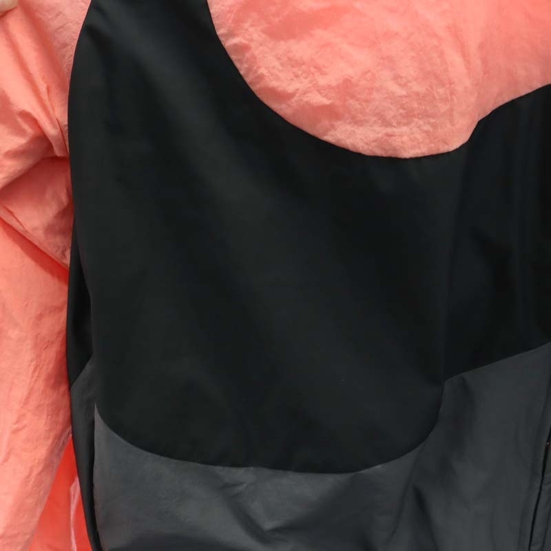 ナイキ NIKE STMT ウーブン ジャケット ナイロン ジップアップ 配色 M ピンク 黒 グレー AR3133-668 /HS ■OS メンズ レディース_画像7
