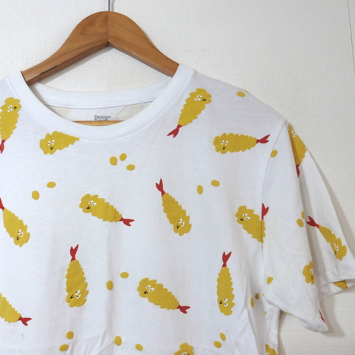 【送料無料】グラニフTシャツ２枚セット/ロゴデザイン　エビフライ　Sサイズ　Design Tshirts Store graniph_画像7