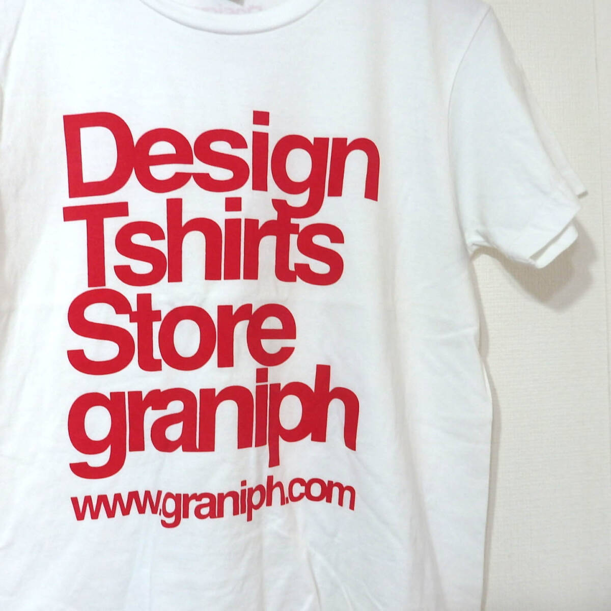 【送料無料】グラニフTシャツ２枚セット/ロゴデザイン　エビフライ　Sサイズ　Design Tshirts Store graniph_画像2