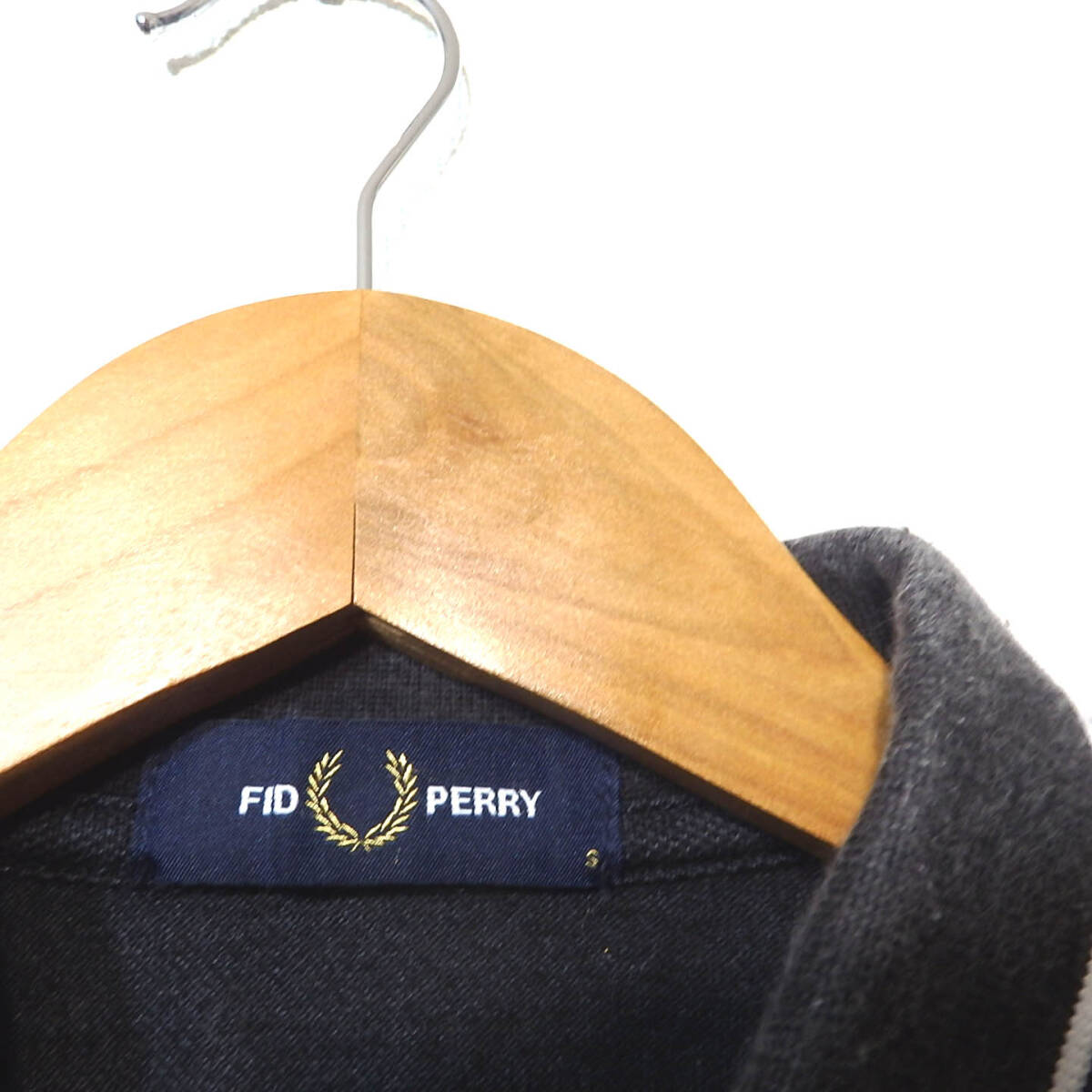 [ free shipping ] Fred Perry polo-shirt / black hit Union S size FRED PERRY
