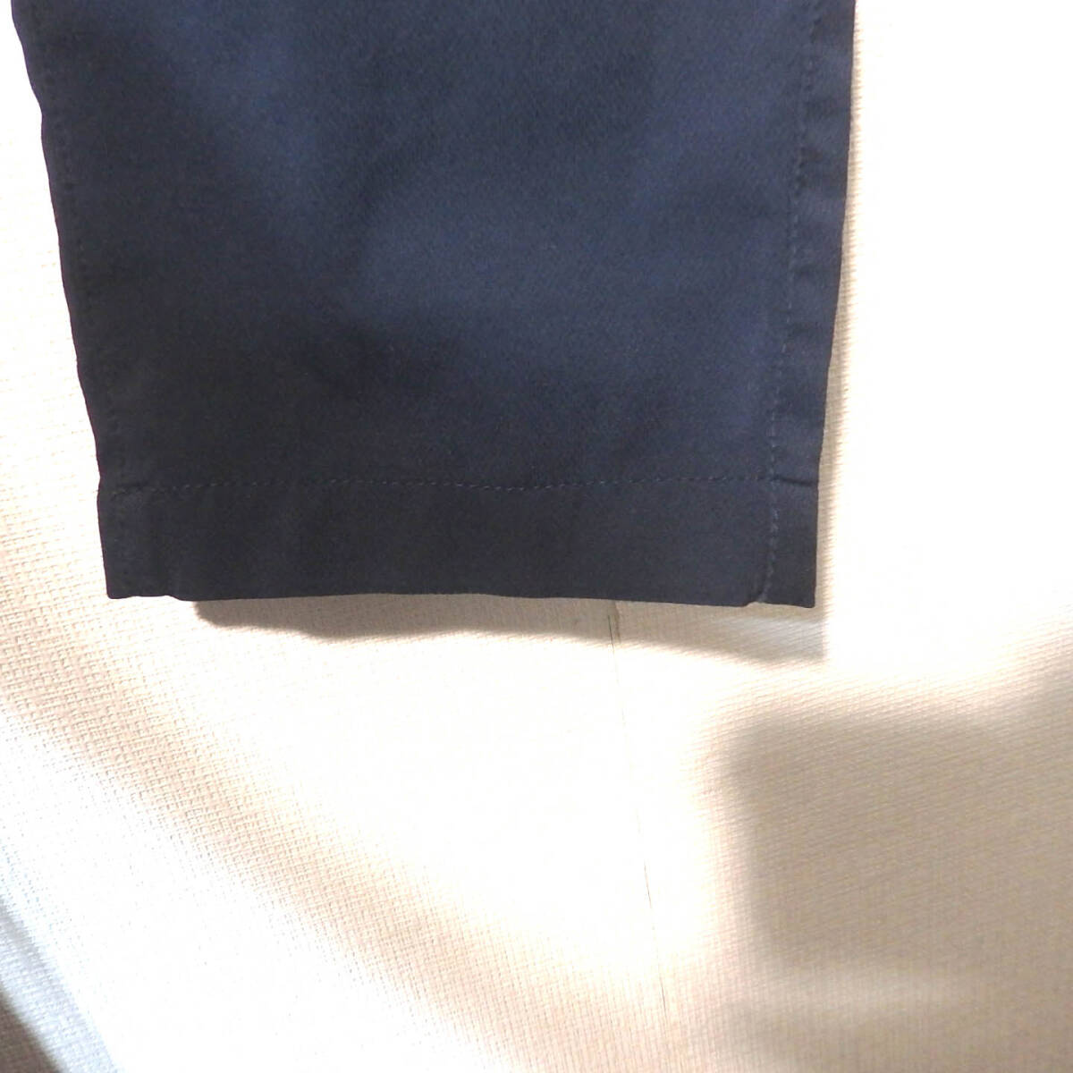 【送料無料】無印良品ワークパンツ/紺色　Lサイズ　ポリエステル素材　_画像3