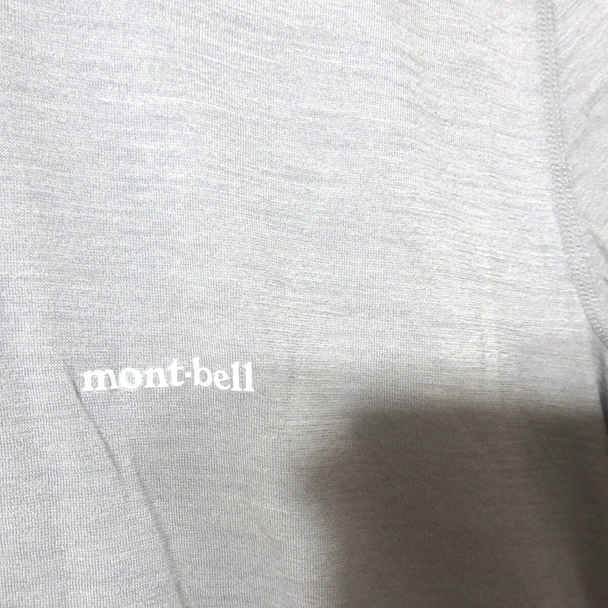 【送料無料】 モンベルTシャツ（スーパーメリノウール L.W. Tシャツ Men's）難あり　XLサイズ/ ウール９２％　ナイロン８％mont bell
