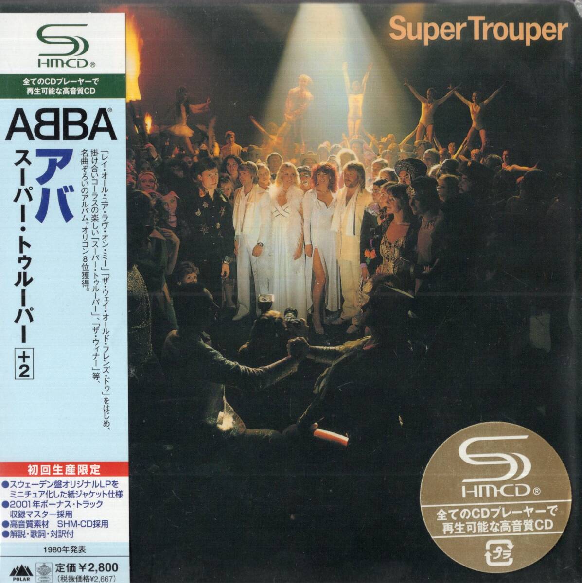 即：ABBA / アバ「 スーパー・トゥルーバー+2 」SHM-CD/帯付/紙ジャケ_画像1
