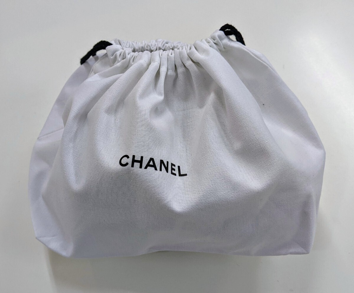 CHANEL　シャネル　ノベルティ　巾着袋　３枚セット　ホワイト_画像3