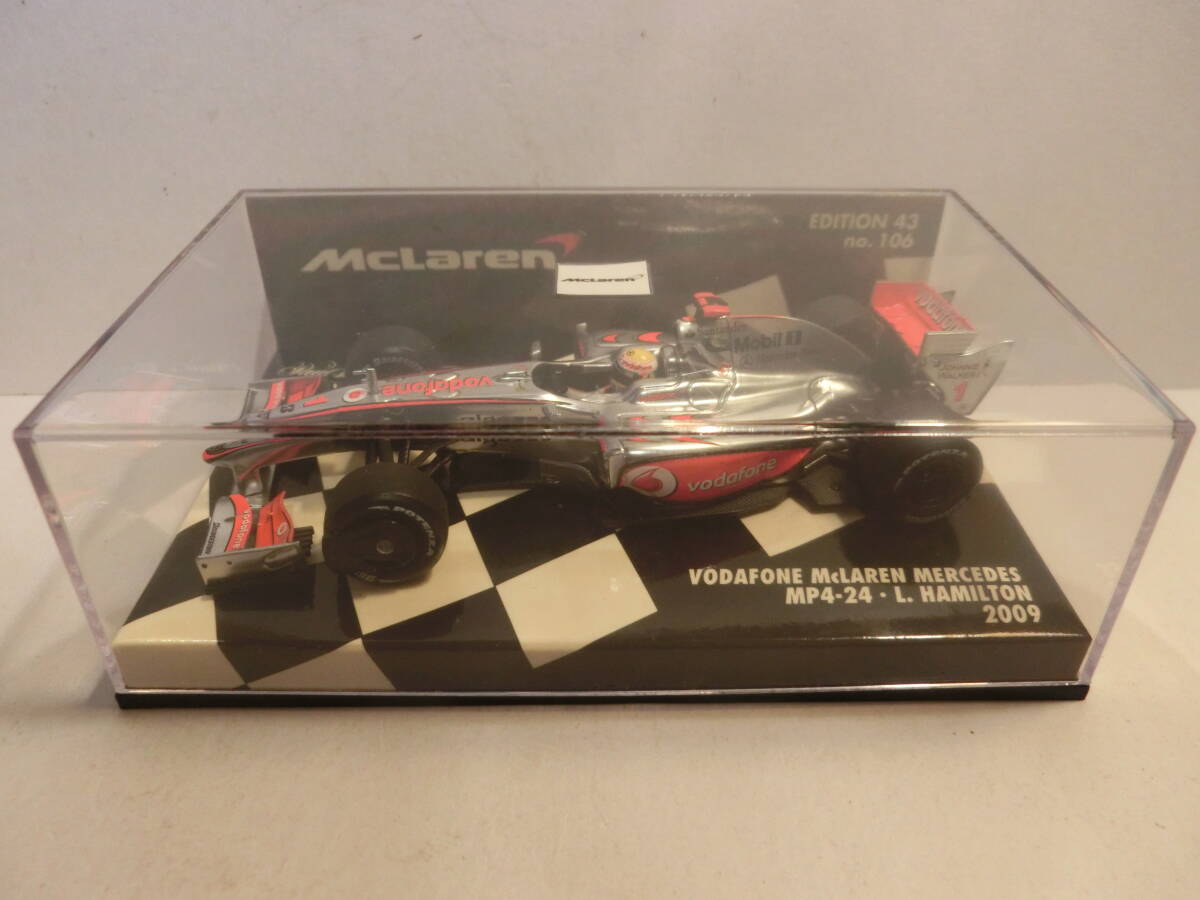 PMA製 1/43　マクラーレン　MP4-24　＃1　ルイス・ハミルトン　2009　美品　＊送料300円～　Mclaren　Hamilton _画像1