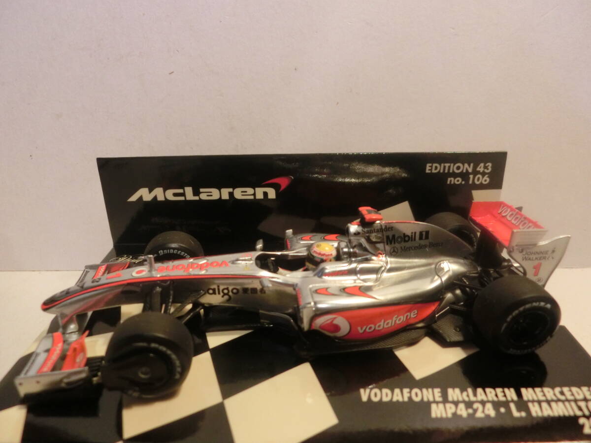 PMA製 1/43　マクラーレン　MP4-24　＃1　ルイス・ハミルトン　2009　美品　＊送料300円～　Mclaren　Hamilton _画像2