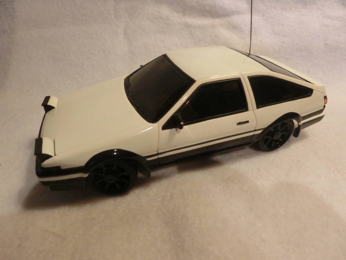 京商　ミニッツ 1/24　スプリンタートレノ　AE86　パンダトレノ　レディセット　＊難有り/外箱無し　頭文字D　藤原豆腐店　イニシャルD　_画像5