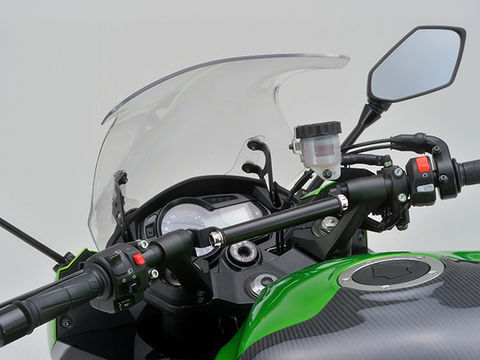 デイトナ 車種別マルチバーホルダー アッシュシルバー Ninja1000用 カワサキ ニンジャ1000 16787 DAYTONA_画像2