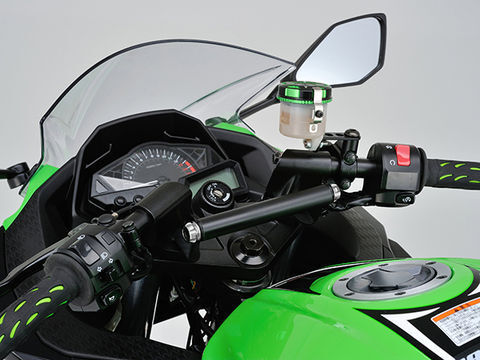 デイトナ 車種別マルチバーホルダー アッシュシルバー Ninja250/R用 カワサキ ニンジャ 250 スペシャルエディション 16790 DAYTONA_画像2