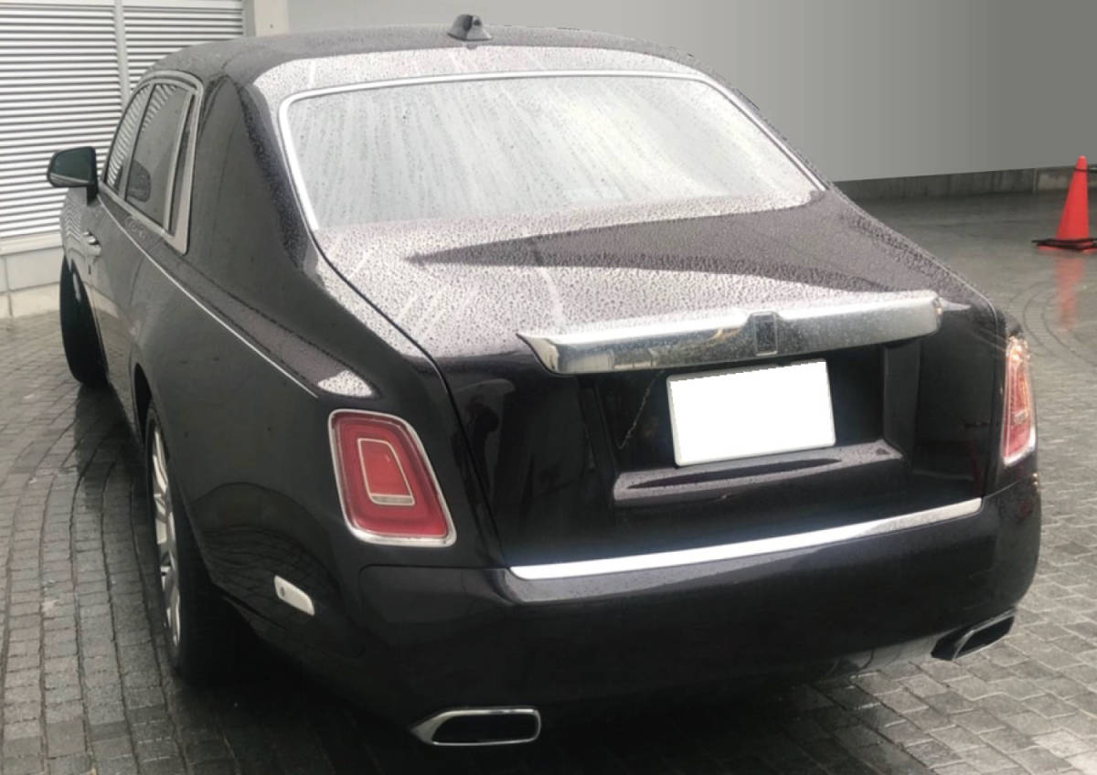 H30 2018 Rolls Royce Phantom Ⅷek stain tido( long ) 5 person left hand drive regular dealer car one owner purple / silver two-tone 