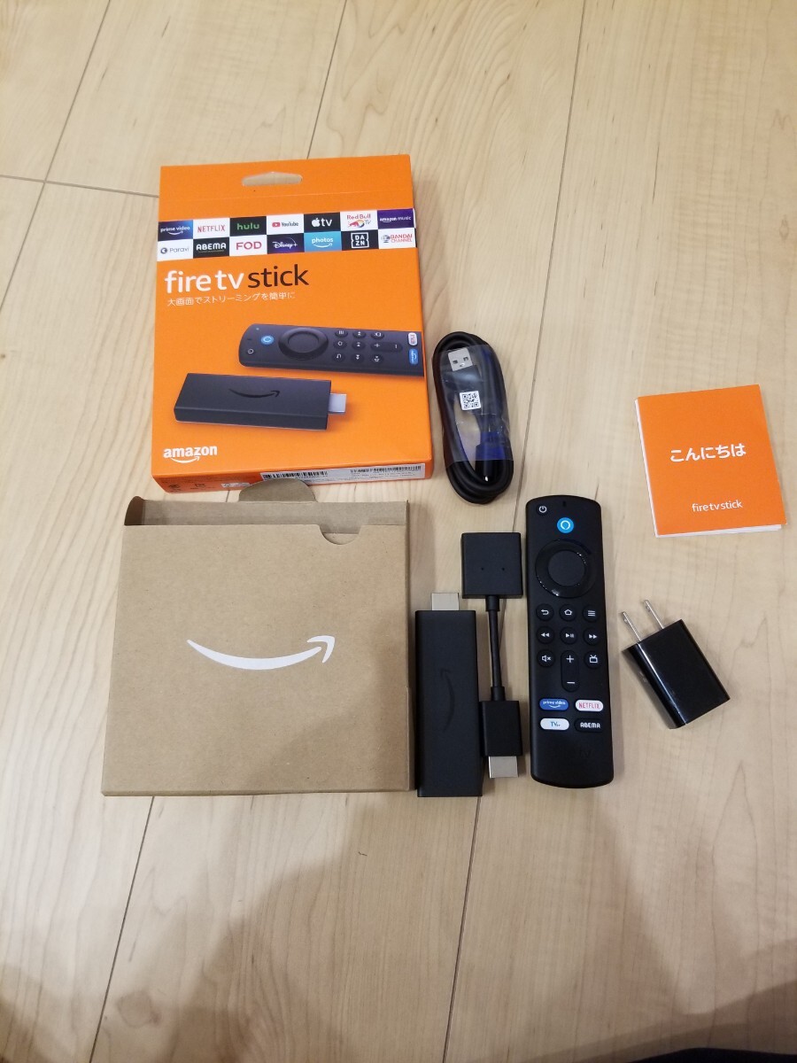 Amazon Fire TV Stick アマゾン ファイヤースティック Alexa対応音声認識リモコン(第3世代)付属 amazon TVerボタン付の画像1