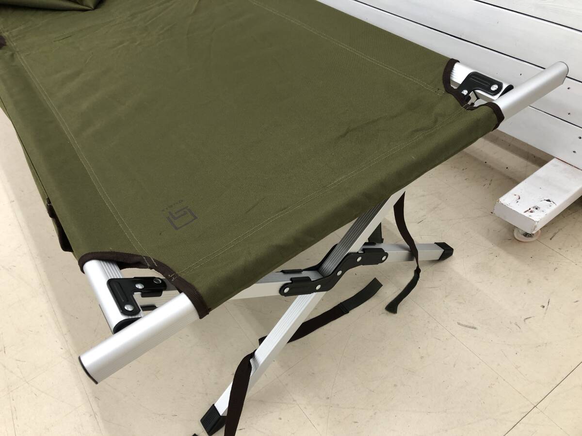 SH240501-02O/ Qualz クオルツ 折りたたみベッド キャンプ用品 寝具 コット 簡易ベッドの画像2