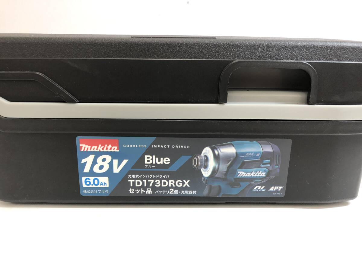 SH240518-01T/ 1 jpy start unused goods makita Makita rechargeable impact driver TD173DRGX 18V 6.0Ah