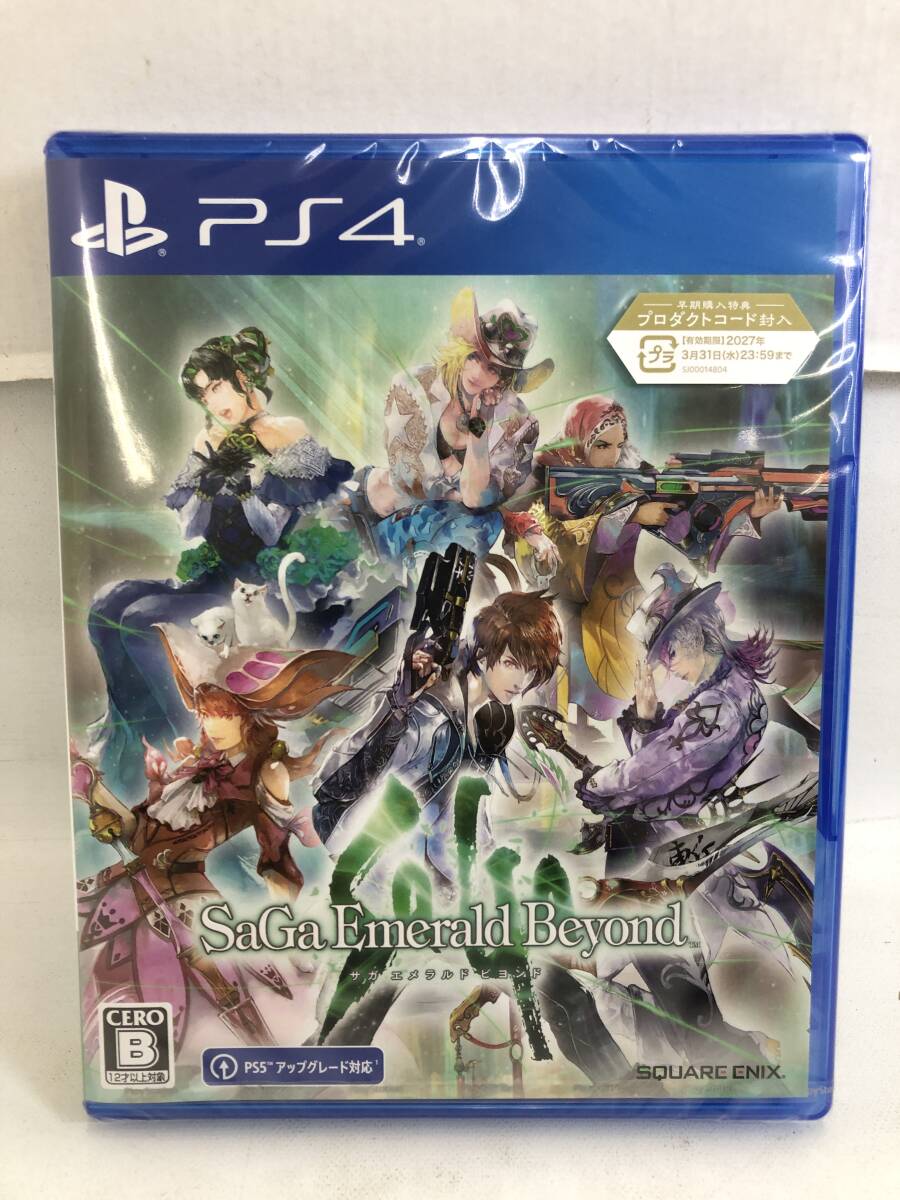 GS240513-04O/ new goods unopened PS4 soft SaGa emerald biyondoSaGa Emerald Beyond early stage buy with special favor PlayStation4 PlayStation 4